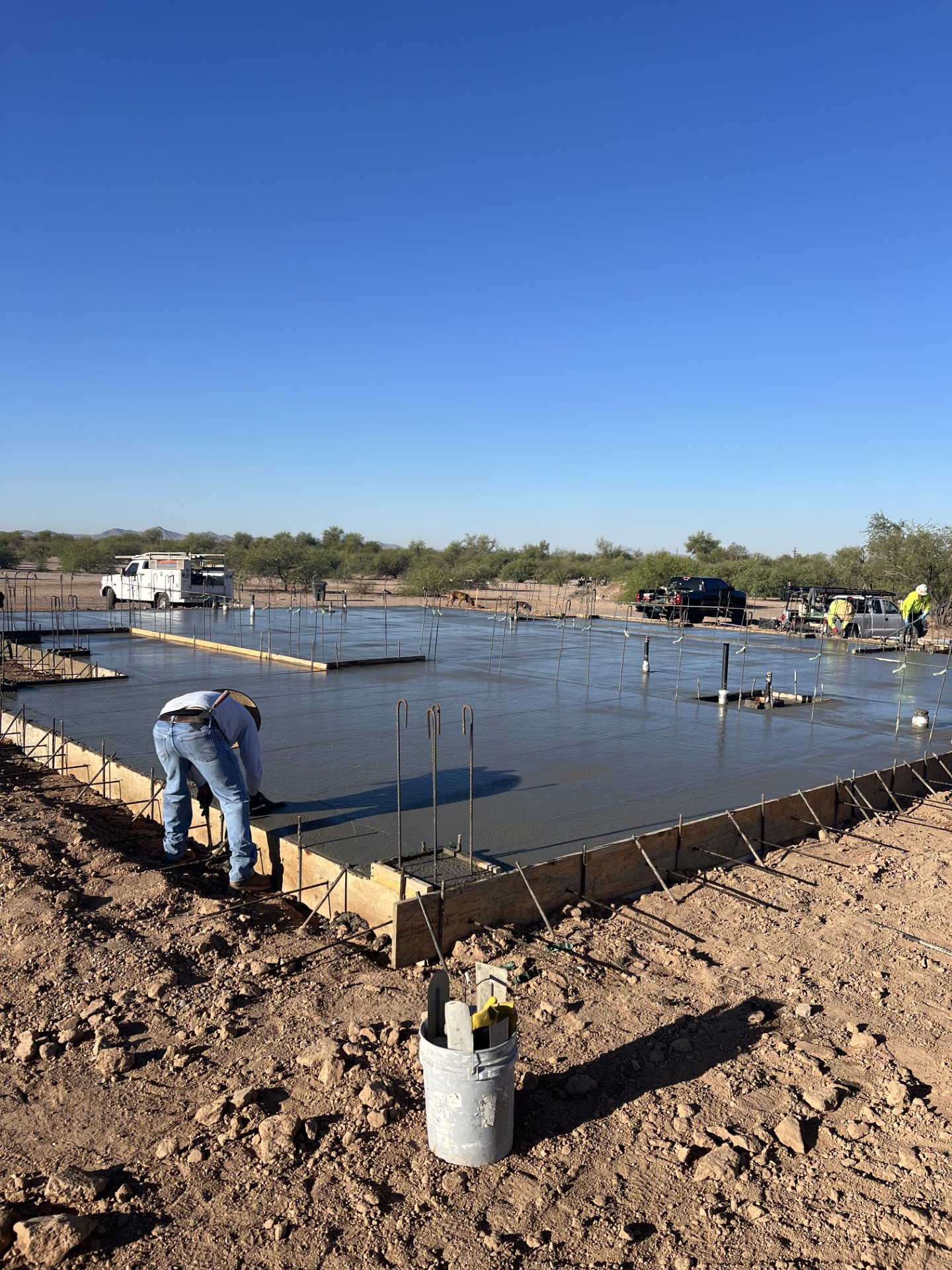 Large-Scale Commercial Foundation Pour